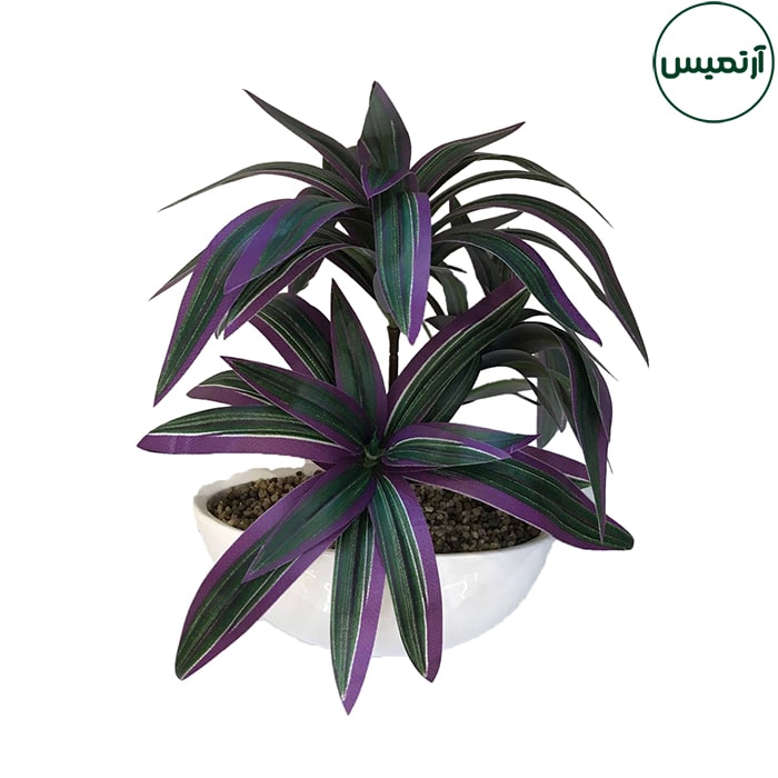 گلدان مصنوعی برگ بنفش