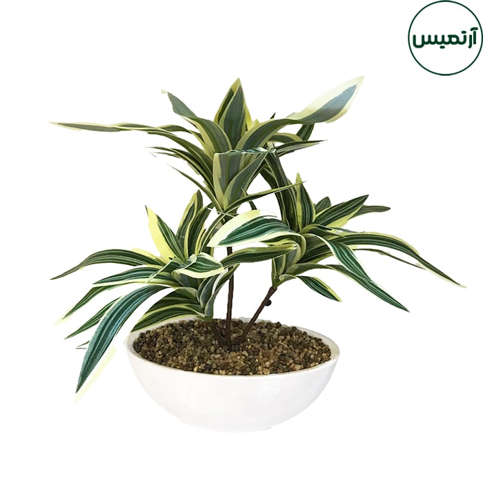 گلدان مصنوعی سبز مات