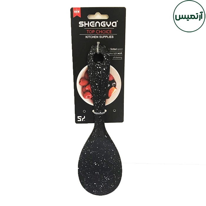 قاشق سیلیکونی پهن shengya 2 قاشق سیلیکونی پهن shengya