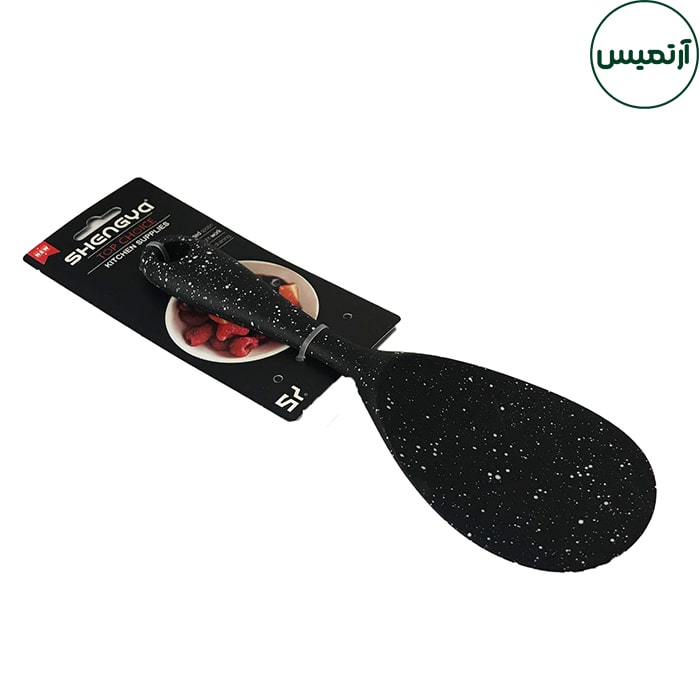 قاشق سیلیکونی پهن shengya