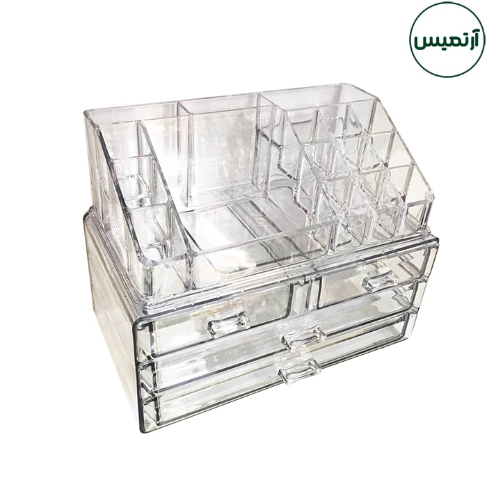 استندجای لوازم آرایش کشودار 7 استندجای لوازم آرایش کشودار۴ کشو