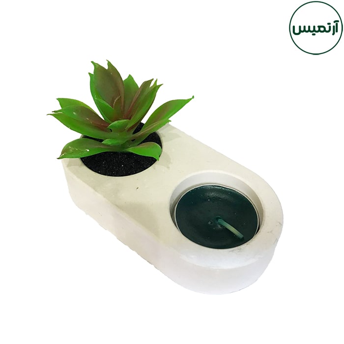 کاکتوس مصنوعی جاشمعی برگ اشکی