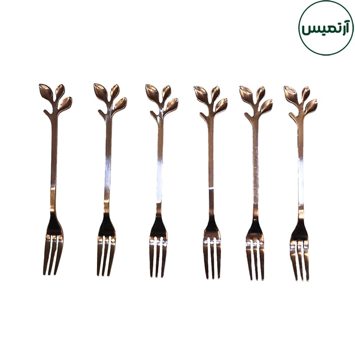 چنگال استیل خرما و زیتون 2 چنگال استیل خرما و زیتون مسی