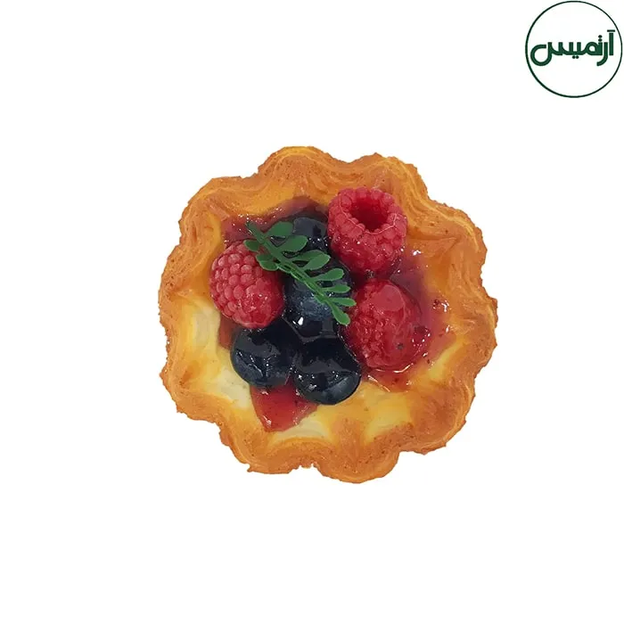تارت مصنوعی میوه ای 5 تارت مصنوعی میوه ای توت قرمز