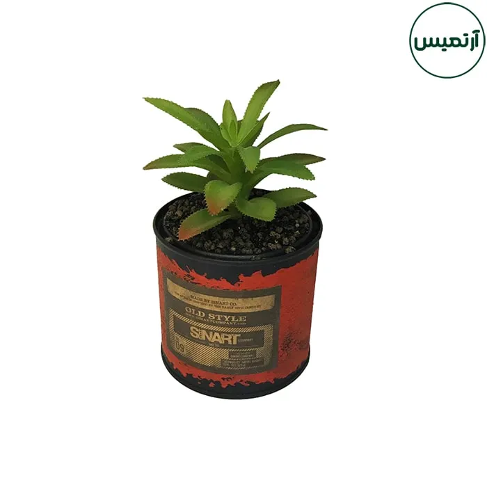 گلدان کاکتوس مصنوعی فلزی متوسط 6 گلدان کاکتوس مصنوعی فلزی متوسط