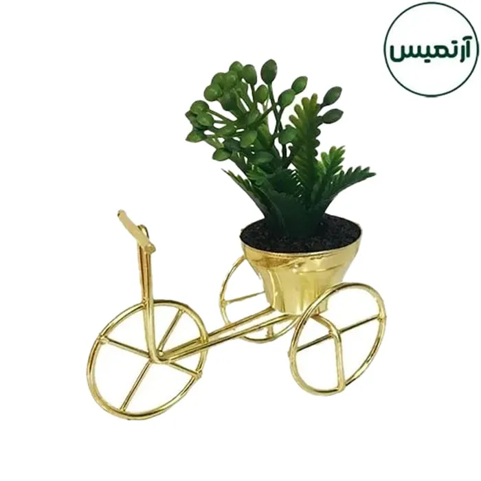 گلدان کاکتوس مصنوعی مدل سه چرخه کوچک2 5 گلدان کاکتوس مصنوعی مدل سه چرخه کوچک2