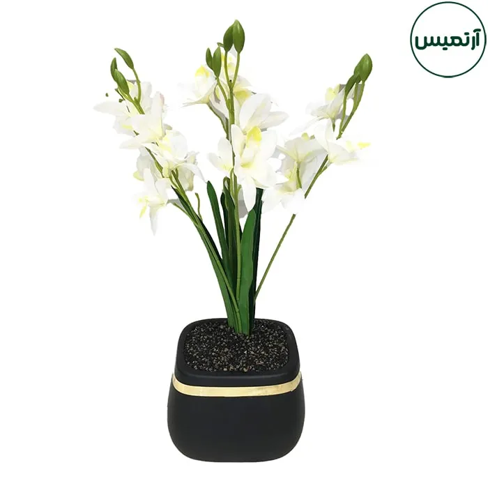 گلدان ارکیده مصنوعی تایلندی 2 گلدان ارکیده مصنوعی تایلندی