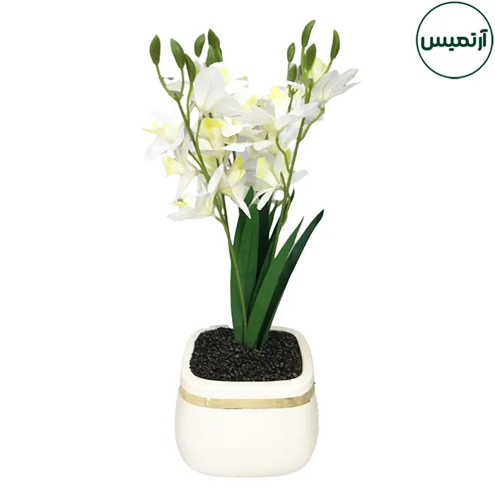 گلدان ارکیده مصنوعی تایلندی