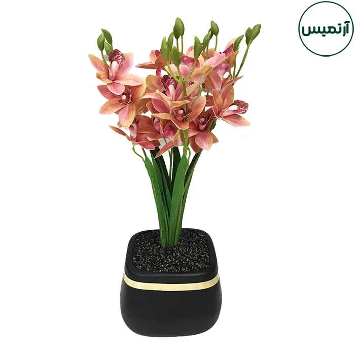 گلدان ارکیده مصنوعی تایلندی 3 گلدان ارکیده مصنوعی تایلندی