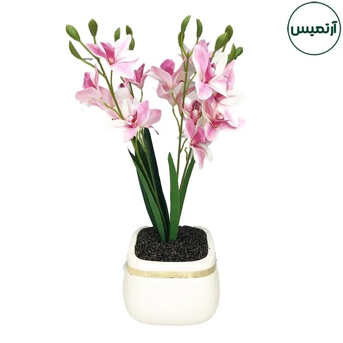 گلدان ارکیده مصنوعی تایلندی 4 گلدان ارکیده مصنوعی تایلندی