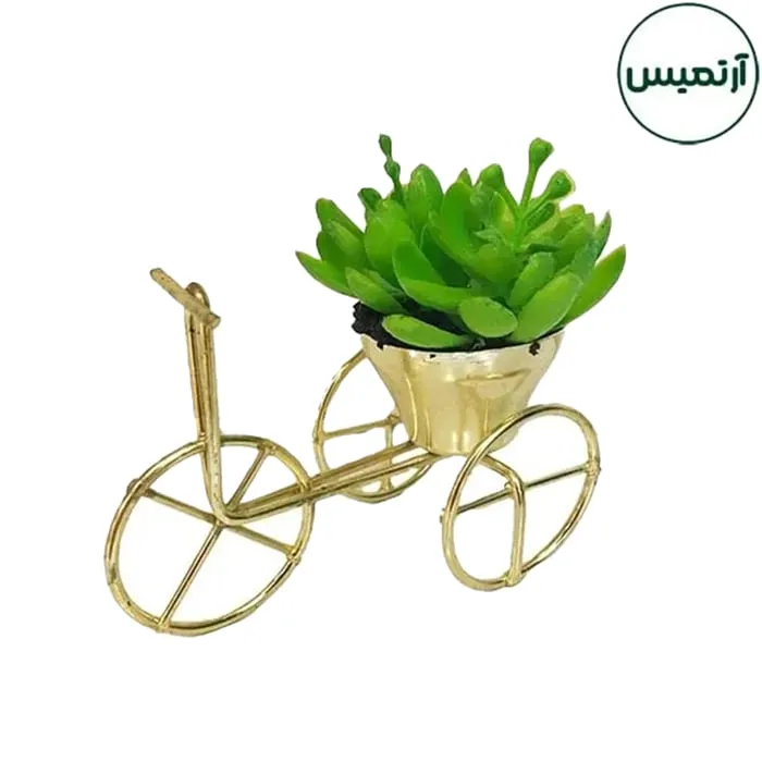 گلدان کاکتوس مصنوعی مدل سه چرخه کوچک2 4 گلدان کاکتوس مصنوعی مدل سه چرخه کوچک2