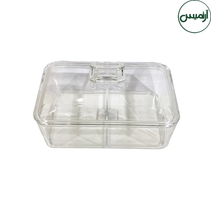 ظرف بیسکویت دو قسمتی