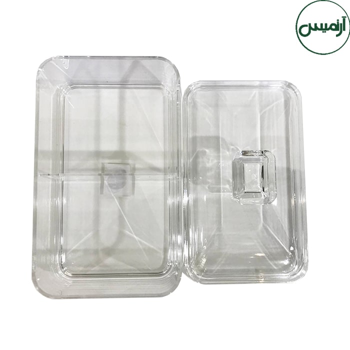 ظرف بیسکویت دو قسمتی 2 ظرف بیسکویت دو قسمتی - تصویر 2