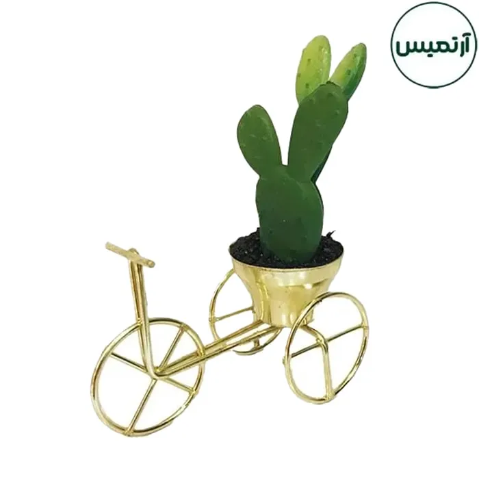 گلدان کاکتوس مصنوعی مدل سه چرخه کوچک2 2 گلدان کاکتوس مصنوعی مدل سه چرخه کوچک2
