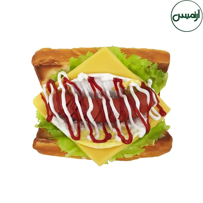 ساندویچ هات داگ مصنوعی 2 ساندویچ هات داگ مصنوعی