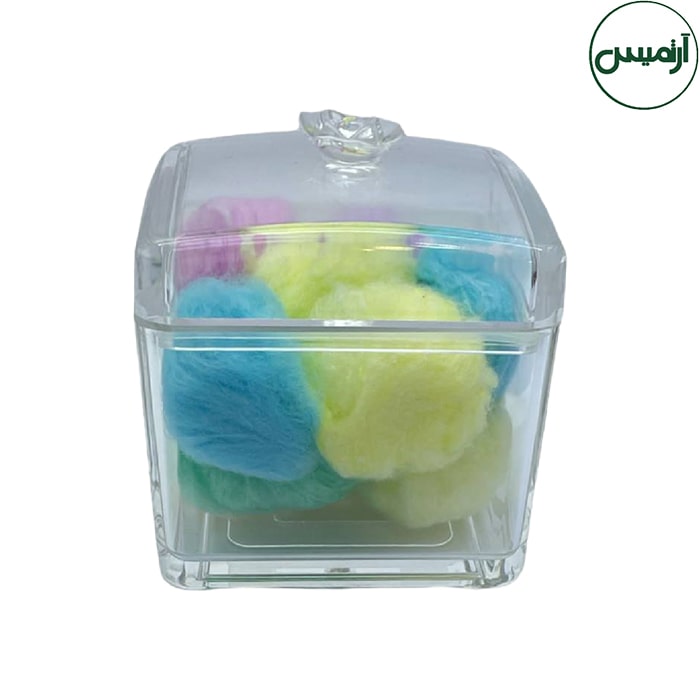 جای پنبه آرایشی مربع 2 جای پنبه آرایشی مربع - تصویر 2