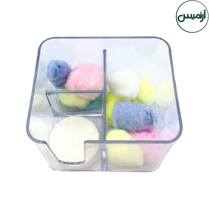 جای پنبه و پد وگوش پاکن 2 جای پنبه و پد وگوش پاکن