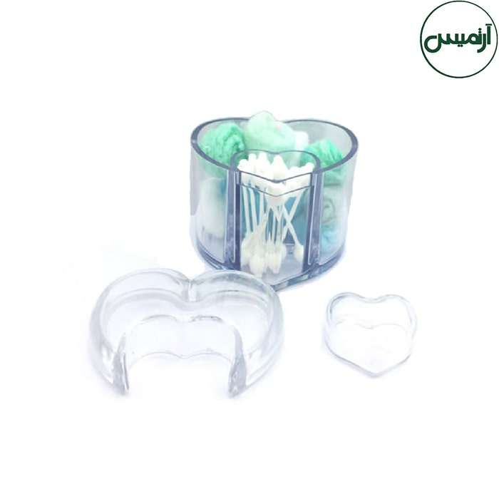 جای پنبه و گوش پاکن قلبی 2 جای پنبه و گوش پاکن قلبی