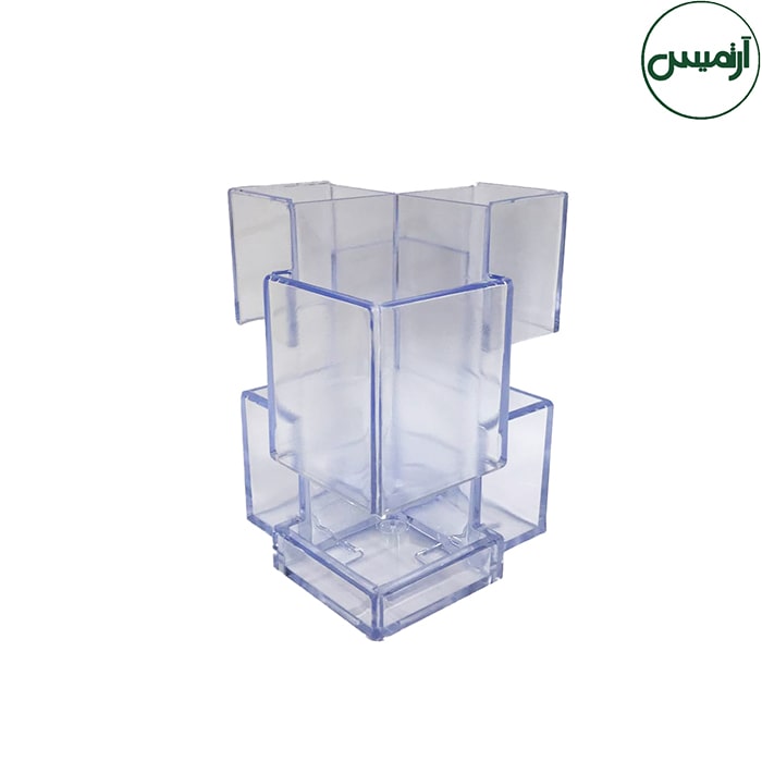 جای مدادآرایش چهارخانه 2 جای مدادآرایش چهارخانه