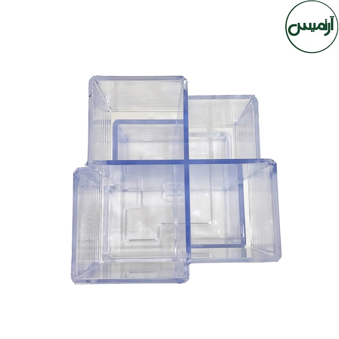 جای مدادآرایش چهارخانه 3 جای مدادآرایش چهارخانه