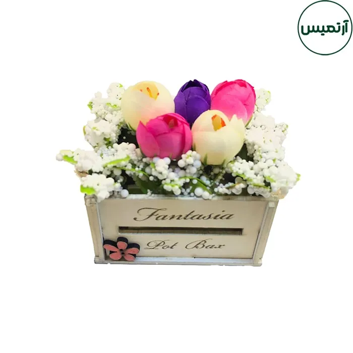 باکس گل کوچک بنفش