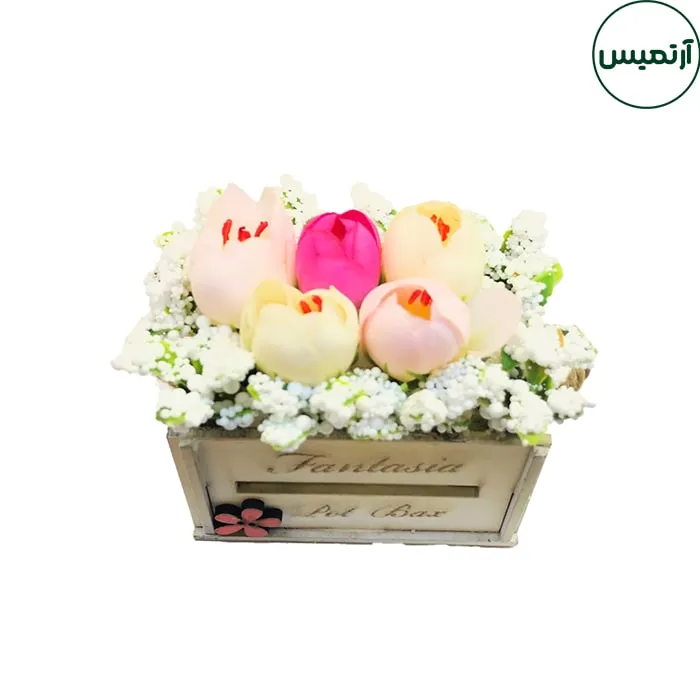 باکس گل کوچک صورتی