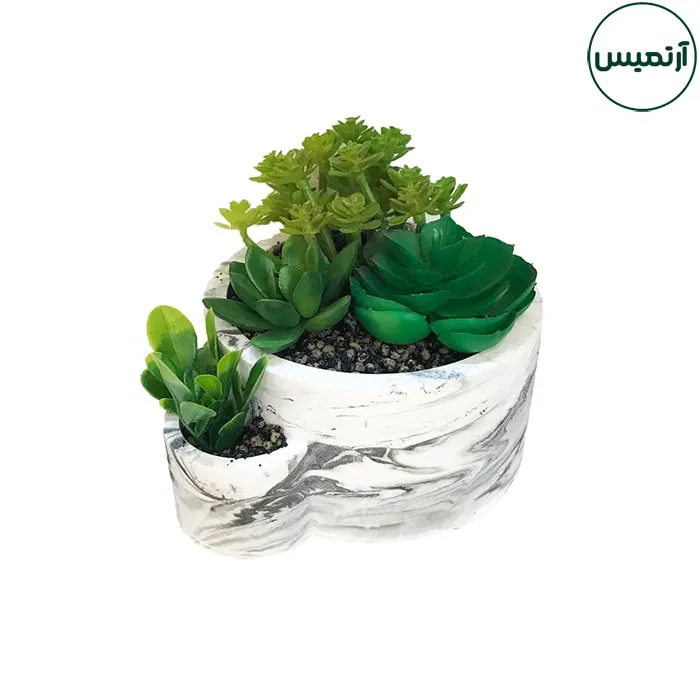 گلدان کاکتوس مصنوعی مدل جزیره