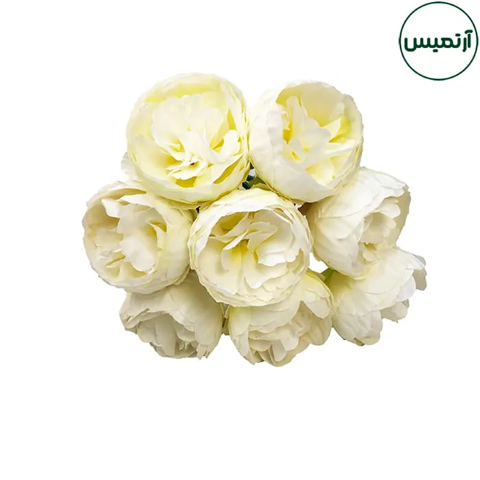 دسته گل مصنوعی مدل پیونی متوسط 2 دسته گل مصنوعی مدل پیونی متوسط