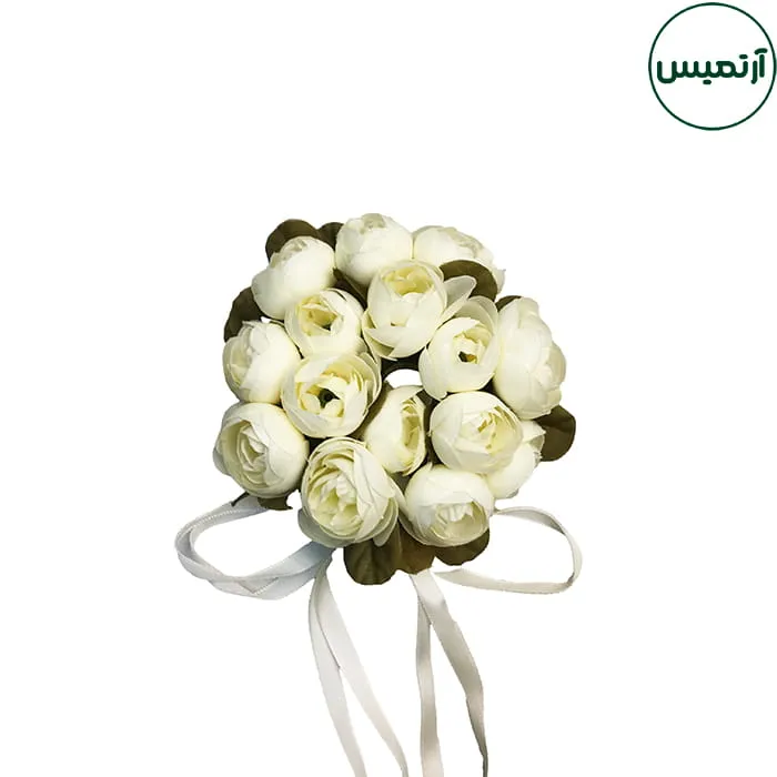 حلقه گل مصنوعی دورشمع مدل رزآنوما