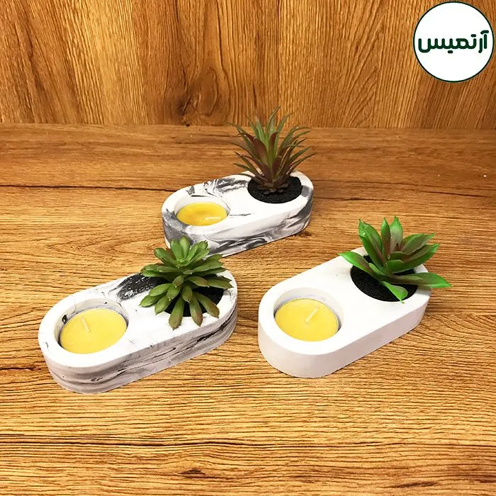 کاکتوس مصنوعی جاشمعی پک ۹ عددی