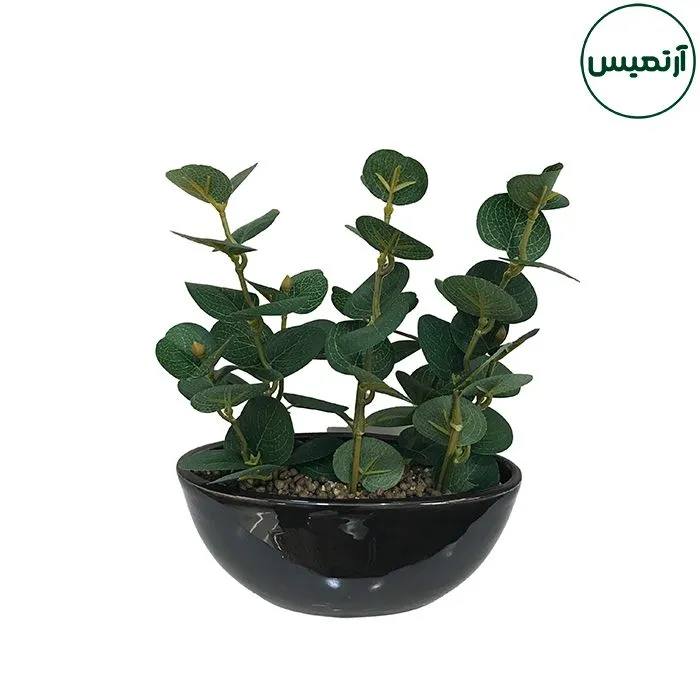برگ مصنوعی گلدان قایقی برگ مینیاتوری