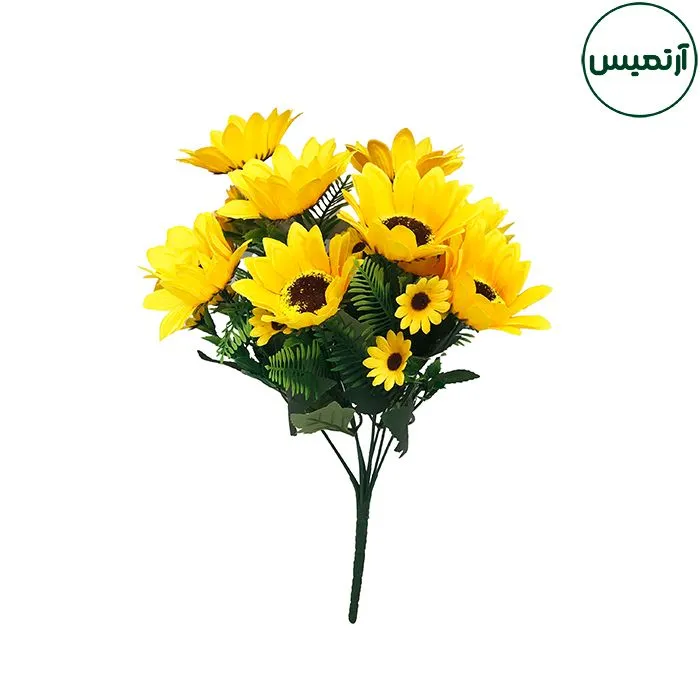 گل آفتابگردان مصنوعی بوته ای