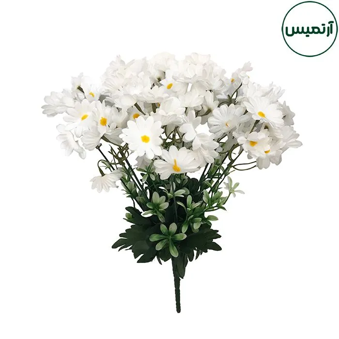 گل مصنوعی بابونه بوته ای