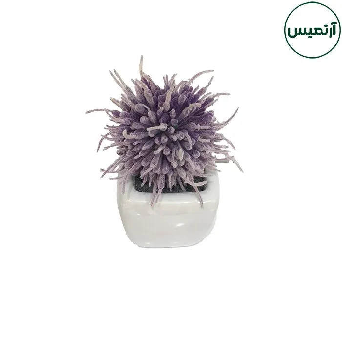 کاکتوس مصنوعی گلدان مربع نقلی