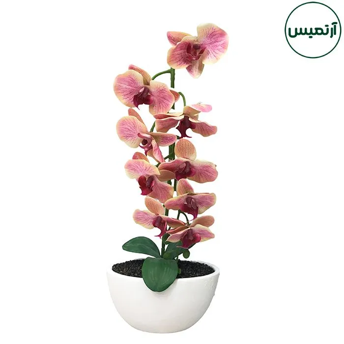 گلدان گل ارکیده مصنوعی